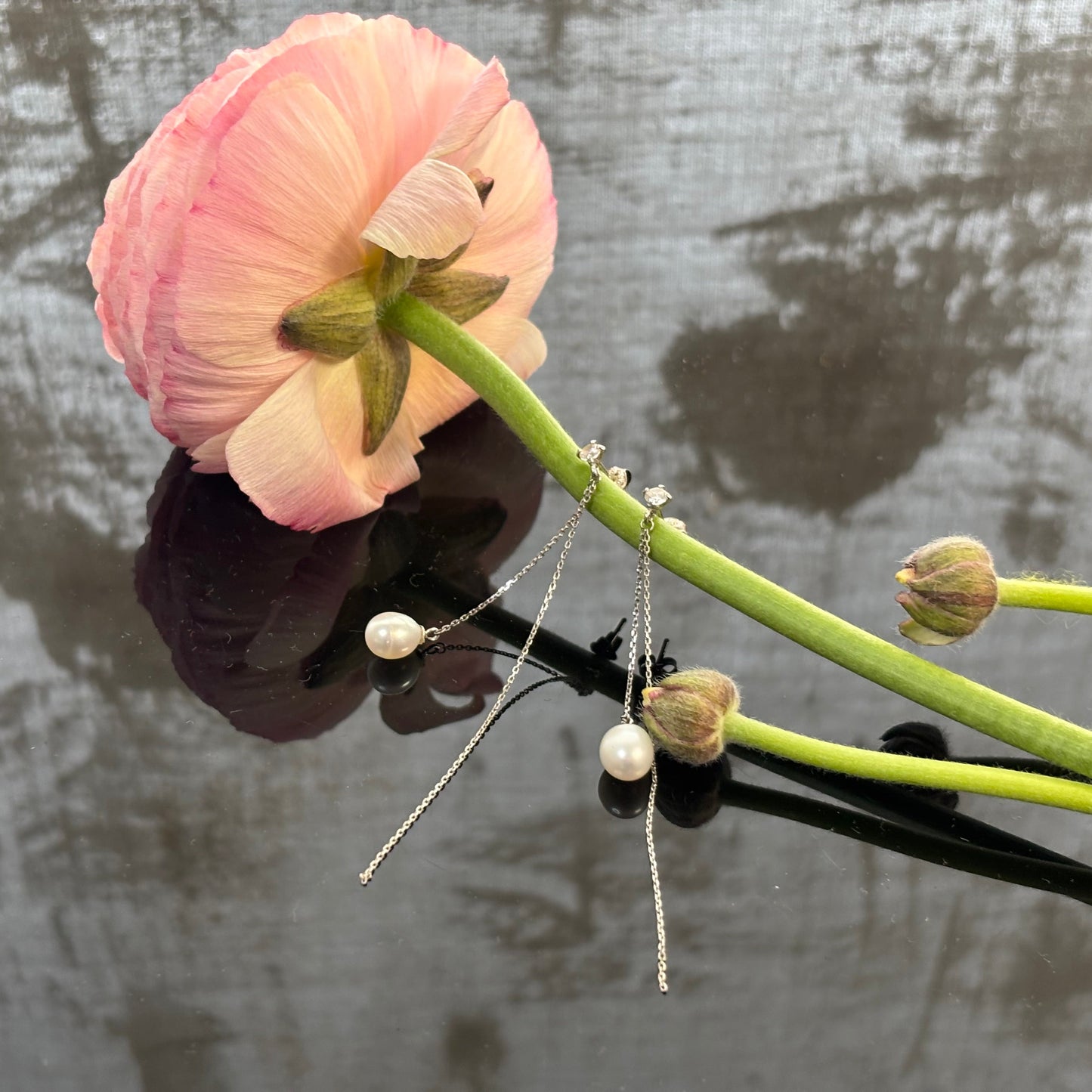 Boucles d'oreilles Magnolia